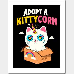 Kitty corn Posters and Art